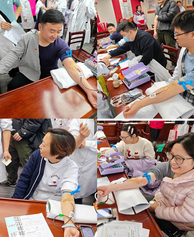 上海曙光医院淮南医院组织开展““热血江淮我带头”无偿献血活动