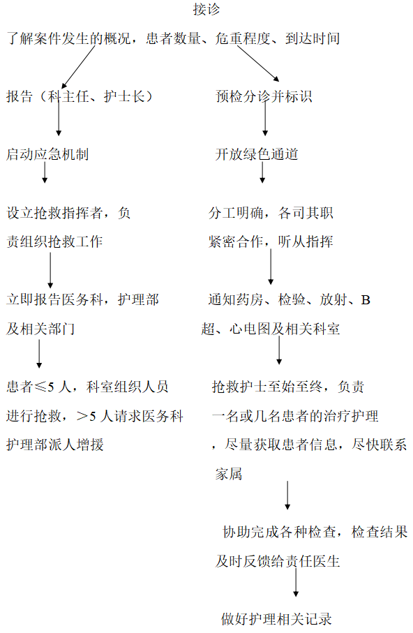 【公卫措施】急诊突发事件应急预案和处理流程